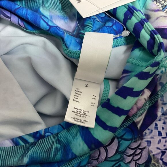 NWT $269 Camilla Moonlight Activewear Leggings Pants S Blue Purple - Picture 7 of 7